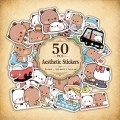 W274 Naklejki STICKER BOMB WLEPY wlepki Bubu &amp; Dudu misie 50szt