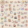 W274 Naklejki STICKER BOMB WLEPY wlepki Bubu &amp; Dudu misie 50szt