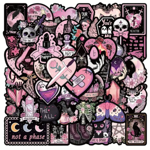 W39 Naklejki STICKER BOMB WLEPY wlepki GOTYK HORROR KAWAII HALLOWEEN 50szt