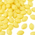 KOK325 Koraliki akrylowe zawieszki cytryny cytrynki owoce 13mm 10szt