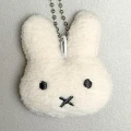 BRE54 Brelok breloczek króliczek Miffy bunny miękka puszysta zawieszka kawaii