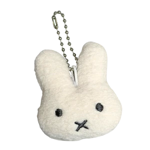 BRE54 Brelok breloczek króliczek Miffy bunny miękka puszysta zawieszka kawaii