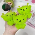 BRE55 Brelok breloczek Glorp Alien Cat kotek UFO miękka puszysta zawieszka kawaii