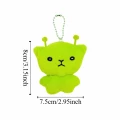 BRE55 Brelok breloczek Glorp Alien Cat kotek UFO miękka puszysta zawieszka kawaii