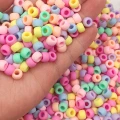 Koraliki kulki oponki akryl 9mm warkoczyki bransoletki pony bead