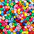 Koraliki kulki oponki akryl 9mm warkoczyki bransoletki pony bead