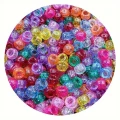 Koraliki kulki oponki akryl 9mm warkoczyki bransoletki pony bead
