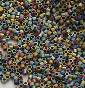 FDB88 koraliki seeds rurka walec szklane galwanizowane japońskie 1,6mm 1000