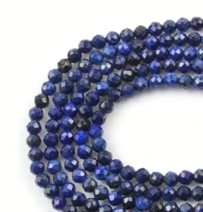 KN27 Kamień LAPIS LAZULI koraliki FASETOWANE FASETY naturalny 4mm 10szt