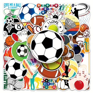 W100 Naklejki STICKER BOMB WLEPY wlepki SPORT PIŁKA SPORTOWE 50szt