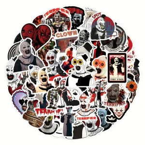 W102 Naklejki STICKER BOMB WLEPY wlepki KLAUN THE FOOL TERRIFIER 55szt