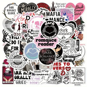 W106 Naklejki STICKER BOMB WLEPY wlepki BOOKS DARK ROMANCE 50szt