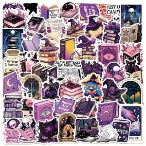 W115 Naklejki STICKER BOMB WLEPY wlepki WITCH WIEDŹMA CZARY BOOKS 50szt