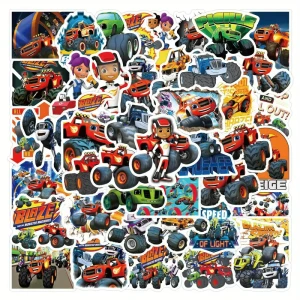 W121 Naklejki STICKER BOMB WLEPY wlepki AUTO AUTKO MONSTER TRUCK 55szt