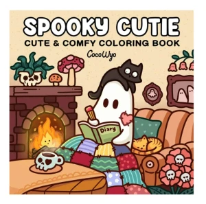 KCW2 Książka kolorowanka SPOOKY CUTIE Coco Wyo oryginalna z Tiktoka
