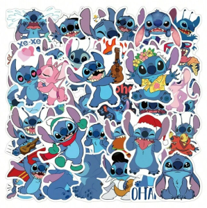 W140 Naklejki STICKER BOMB WLEPY wlepki LILO i STITCH ALOHA 50szt
