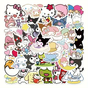 W141 Naklejki STICKER BOMB WLEPY wlepki KUROMI HELLO KITTY  50szt