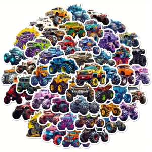 W146 Naklejki STICKER BOMB WLEPY wlepki MONSTER TRUCK AUTO 50szt