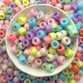 Koraliki kulki oponki MINI akryl 6mm PASTELOWE pony bead