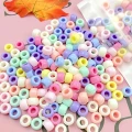Koraliki kulki oponki MINI akryl 6mm PASTELOWE pony bead
