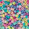 Koraliki kulki oponki MINI akryl 6mm PASTELOWE pony bead
