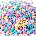 Koraliki kulki oponki MINI akryl 6mm PASTELOWE pony bead