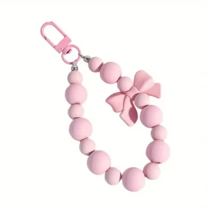 ST9 Smycz zawieszka brelok do telefonu KOKARDKA KAWAII COQUETTE