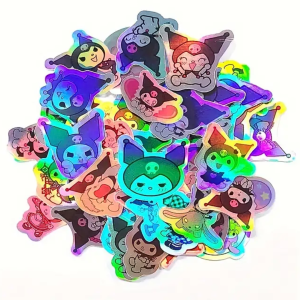 W156 Naklejki STICKER BOMB WLEPY wlepki HOLOGRAM HOLO KUROMI 