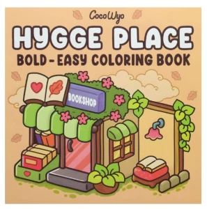 KCW8 Książka kolorowanka HYGGE PLACE Coco Wyo oryginalna z Tiktoka