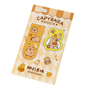 ZAK9 Zakładki do książki magnetyczne zestaw 2szt. CAPYBARA DUCK