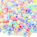 Koraliki kulki oponki akryl 9mm warkoczyki bransoletki pony bead