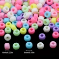 Koraliki kulki oponki akryl 9mm warkoczyki bransoletki pony bead