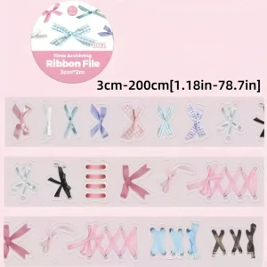 ROL12 Naklejki STICKER rolka KOKARDA kokardki COQUETTE 200cm