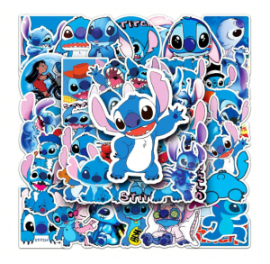 W194 Naklejki laminowane STICKER BOMB WLEPY wlepki LILO i STITCH STICH 50szt