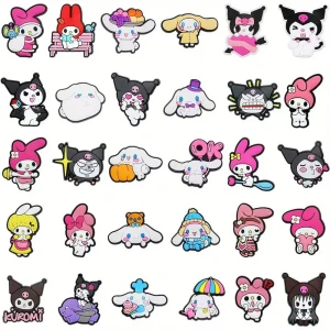 CRO3 Przypinki do butów ozdoby CROCS PINY MELODY KUROMI 30szt.