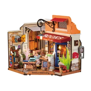 DG164 Miniaturowy domek Book Nook DIY Rolife KSIĘGARNIA 3D BOOKS CORNER