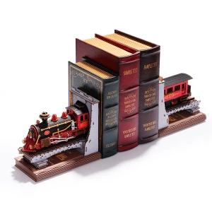TGE01 Miniaturowy POCIĄG Book Nook DIY Rolife KOLEJKA LOKOMOTYWA i WAGON