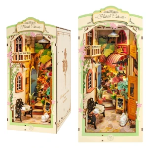 TGB09 Book nook miniaturowy domek DIY Rolife FLORAL CORNER Kwiatowy zakątek