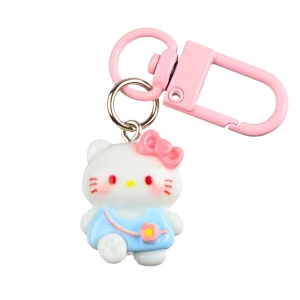 BR18 Brelok breloczek HELLO KITTY KAWAII zawieszka różowa kokardka