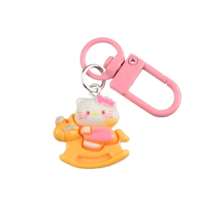 BR22 Brelok breloczek HELLO KITTY KAWAII zawieszka konik na biegunach