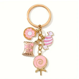 BR23 Brelok breloczek SWEET COQUETTE candy cukierek lizak donut