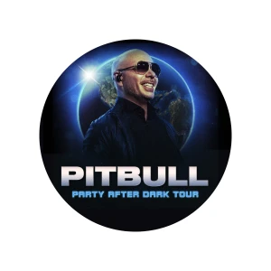 PRZ4 Przypinka button badzik PITBULL Pitbull RAPER koncert 58mm L