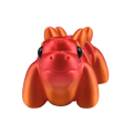 Figurka 3d drukowana dinozaur ombre czerwona
