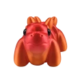 Figurka 3d drukowana dinozaur ombre czerwona