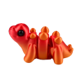 Figurka 3d drukowana dinozaur ombre czerwona
