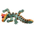 Figurka 3d drukowana fidget SMOK z rogami ombre różowy pomarańczowy