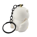 Brelok Figurka 3d drukowana fidget SOWA biała