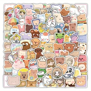 W211 Naklejki STICKER BOMB WLEPY wlepki MINI ANIME KAWAII postacie 100szt