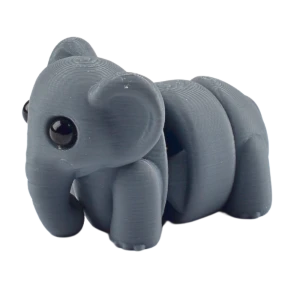 FD46 Figurka 3d drukowana fidget SŁOŃ SŁONIK