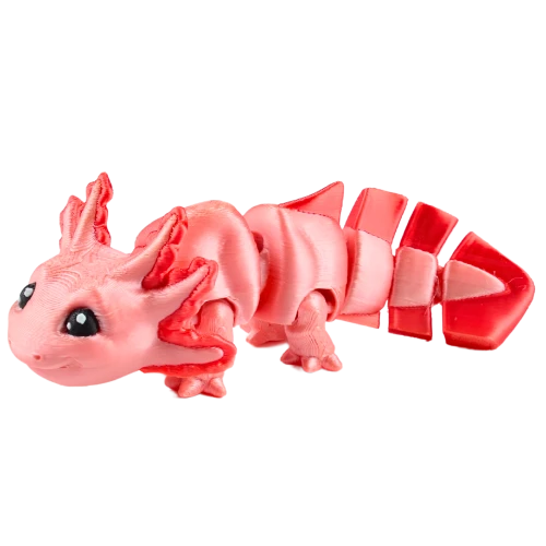 Figurka 3d drukowana fidget AXOLOTL duży